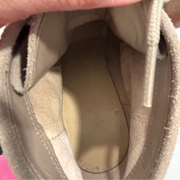 MICHAEL Michael Kors | Rory Boot Chukka Wedge Lace Up Sand Taupe Suede Size 5 - Picture 12 of 15